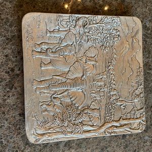 Arther court elephant square serving dish